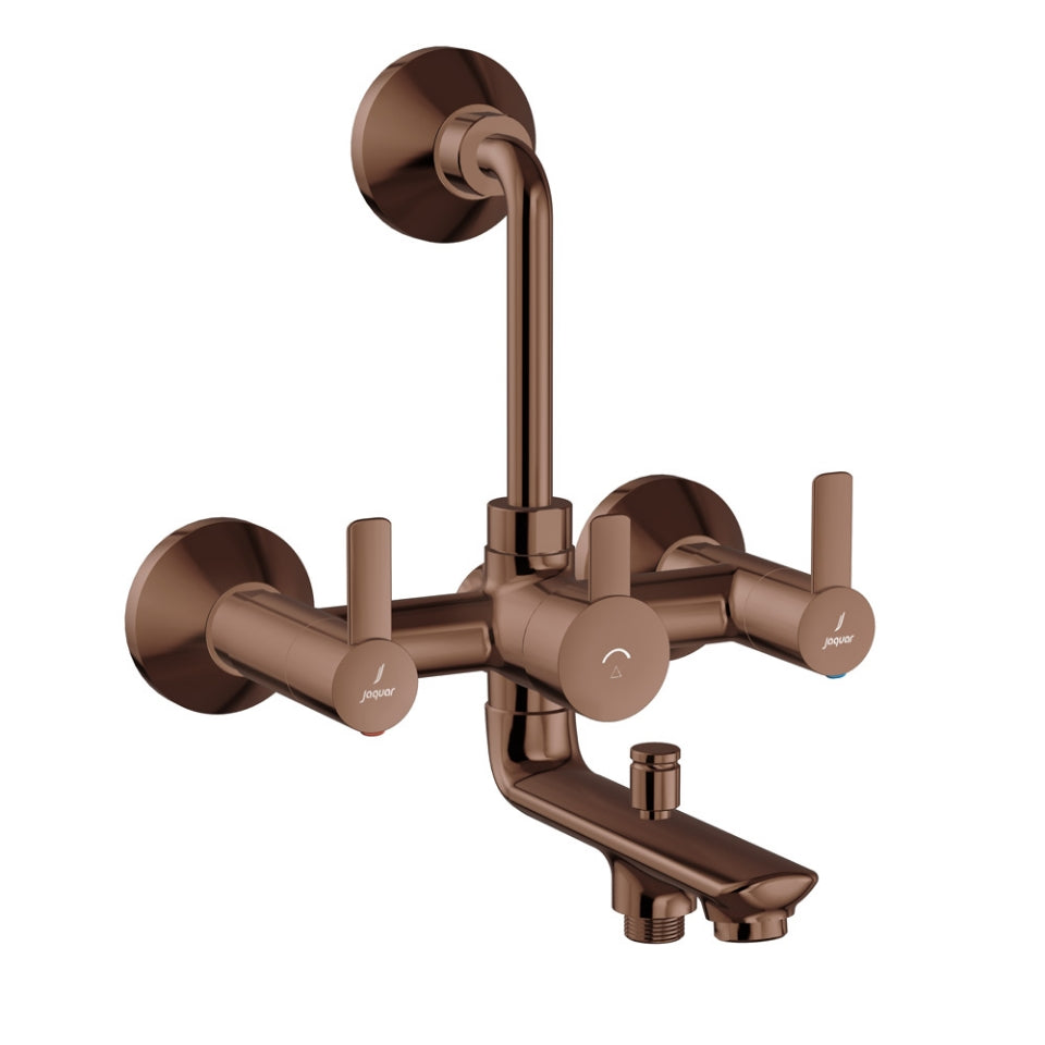 Jaquar Fusion Prime Wall Mixer 3-in-1 System - Blush Gold Bright PVD (FUP-BGP-29281PM)