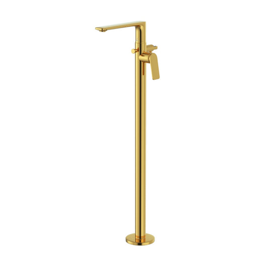 Jaquar Laguna Exposed Parts of Floor Mounted Single Lever Bath Mixer - Gold Bright PVD (LAG-GBP-91121K)