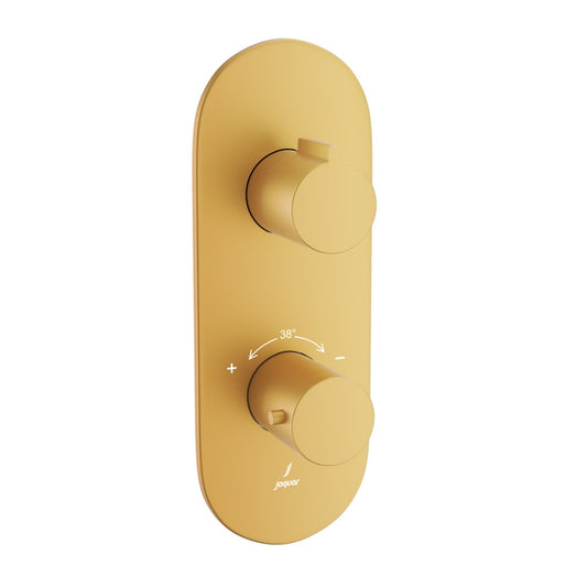 Jaquar Laguna Aquamax Thermostatic Shower Mixer- Blush Gold Bright - Gold Matt PVD (LAG-GMP-91661NK)