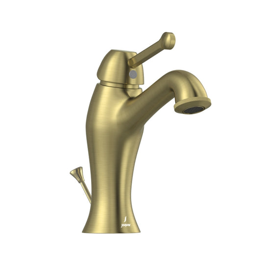 Jaquar Queens Prime Single Lever Basin Mixer with Popup Waste - Antique Bronze (QQP-ABR-7051BPM)