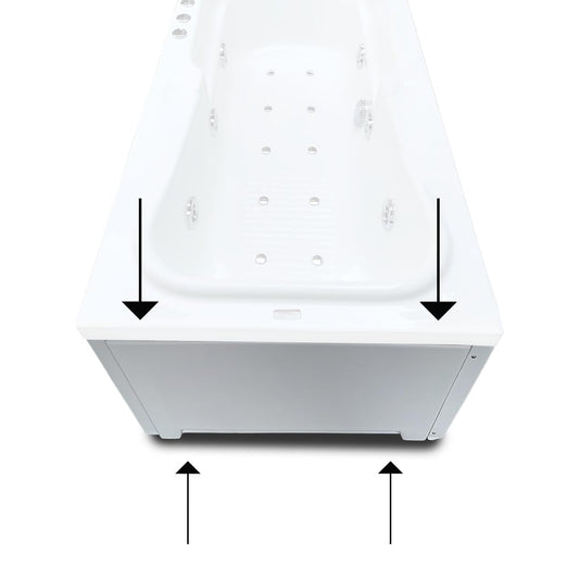 Jaquar Front Panel For Vignette Prime 190x90x47 - White (JWA-WHT-VGNTPFPX) - illustrative image
