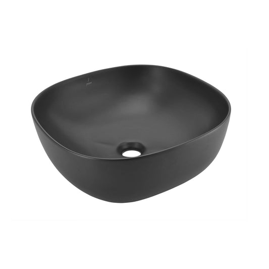 Jaquar Table Top Basin, Shape - Square, Black Matt (JDS-BLM-25911)