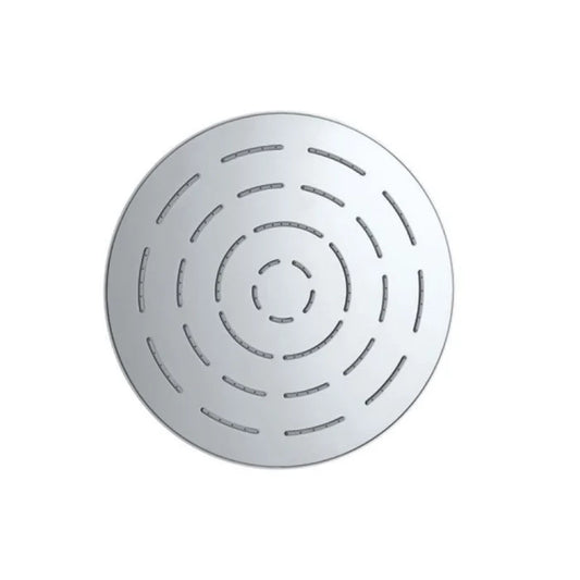 Jaquar Round Shape Single Flow Maze Overhead Shower (OHS-BMP-1623PD) - shown in Chrome finish; supplied in Blush Gold Matt PVD