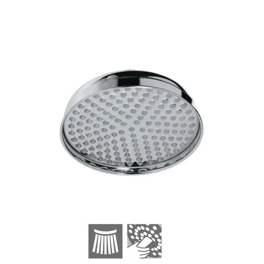 Jaquar Victorian Shower Head Round (OHS-GMP-1843) - shown in Chrome finish; supplied in Gold Matt PVD