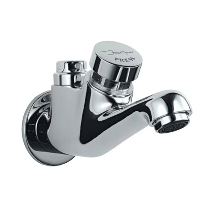 Jaquar Bib Cock Auto Closing System (PRS-BCH-043) - shown in Chrome finish; supplied in Black Chrome