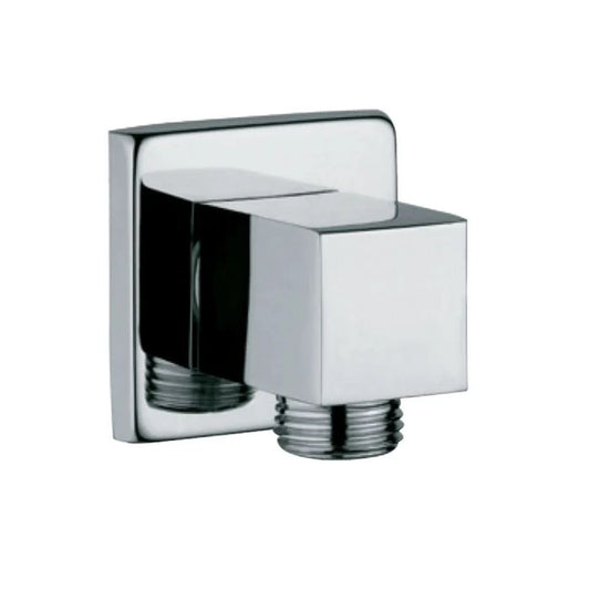 Jaquar Wall Outlet (SHA-BMP-1195S) - shown in Chrome finish; supplied in Blush Gold Matt PVD